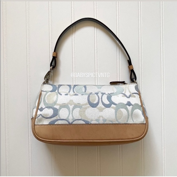 Coach Y2K Tiffany Blue Demi Shoulder Bag - Picture 2 of 6